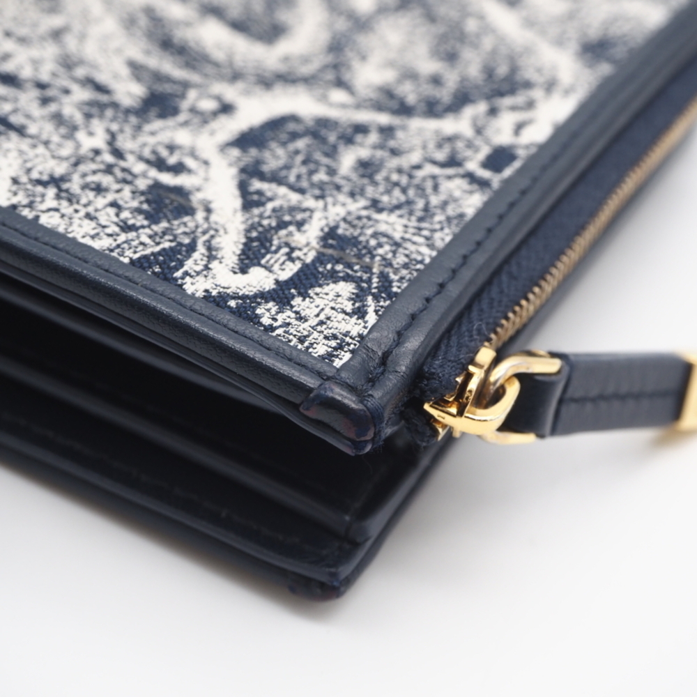 Christian Dior Dior Toile de Jouy Reverse Jacquard 30 Montaigne Dahlia Wallet... - Picture 9 of 16